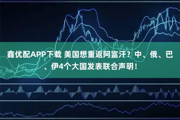 鑫优配APP下载 美国想重返阿富汗？中、俄、巴、伊4个大国发表联合声明！