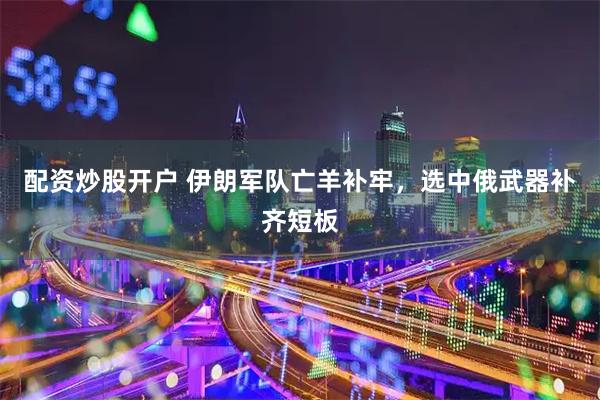配资炒股开户 伊朗军队亡羊补牢，选中俄武器补齐短板